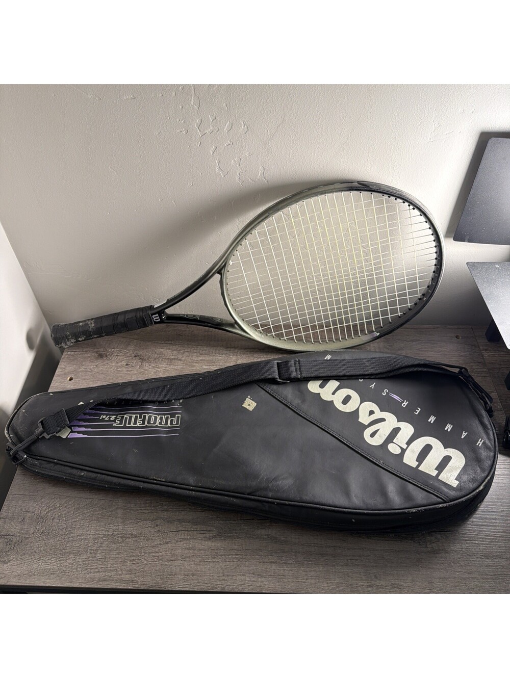 Wilson Profile Hammer System 2.7si 110 Tennis Racquet 4 5/8 Case